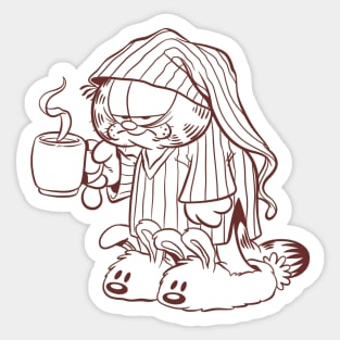 I hate mornings Sticker